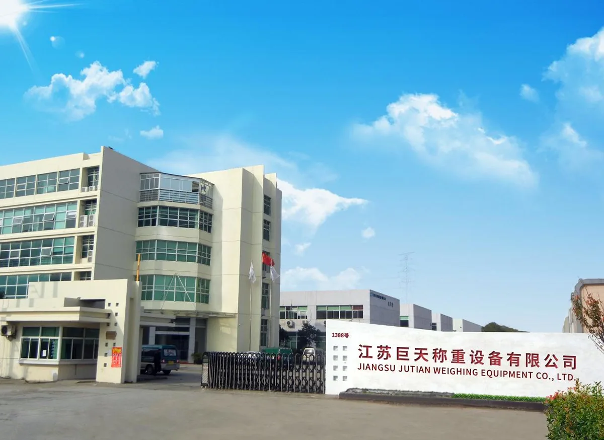 Jiangsu Jutian weegschaal 20+ jaar innovatie in precisieweegoplossingen uit China.