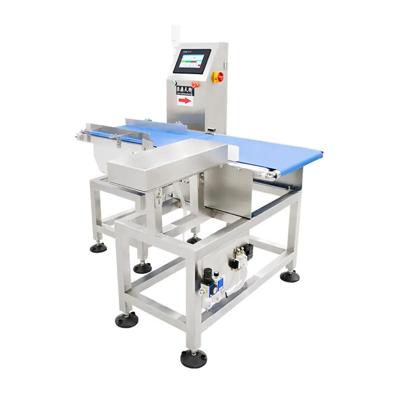 Uiterst nauwkeurige weeg- en afkeurmachine voor productielijnen