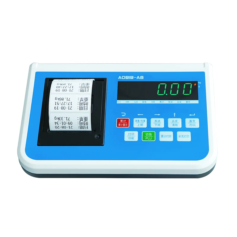 Elektronisch weegafdrukinstrument